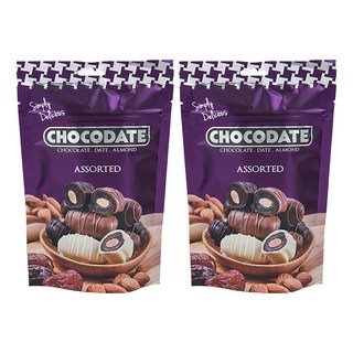 Chocodate 杏仁夾心綜合巧克力, 90g, 2包