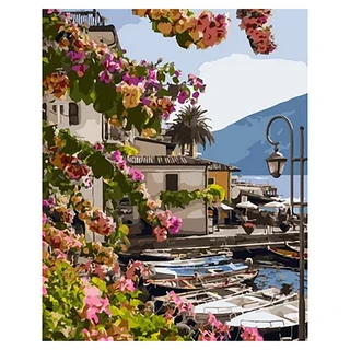 ArtLife 藝術生活 DIY數字油畫 DT199 50 x 40cm, 山港柔情, 1盒