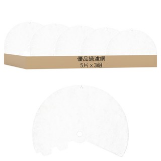 優品過濾網 櫻花網框濾網5片 耐燃聚脂纖維棉 台灣製造, 3組