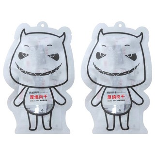 阮的肉干 厚燒肉干 鐵板黑胡椒 餓魔包, 95g, 2袋