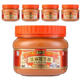 老北京花生芝麻拌芝麻醬, 420g, 5個