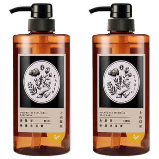 tsaio 上山採藥 修護沐浴露 烏龍茶 溫和不刺激 泡沫細緻綿密, 600ml, 2瓶