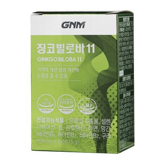 GNM자연의품격 징코 빌로바11, 30정, 1개