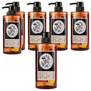 tsaio 上山採藥 修護沐浴露 烏龍茶, 600ml, 6瓶