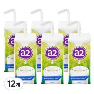 a2 MILK A2蛋白質牛奶, 200ml, 12入