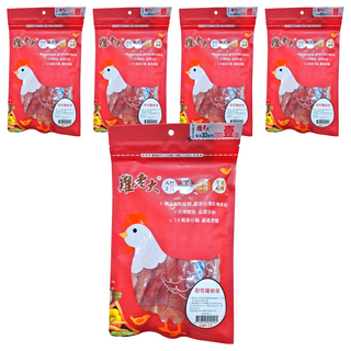 雞老大 耐咬雞柳條 100%新鮮雞肉 低脂肪 犬專用, 90g, 5包