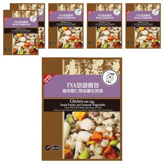 T.N.A. 悠遊 餐包 低脂低熱量 100%原食材 無防腐劑 即時享用, 台灣鮮雞燉薏仁金薯時蔬, 150g, 6包