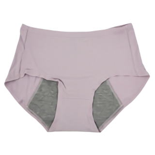 GIAT 吉亞特 石墨烯柔感防漏生理褲 素面款, 天絲莫代爾親膚纖維, 加大防漏60%, 高彈棉纖維, 多尺寸可選, XL, 丁香紫
