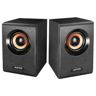 Kinyo 木質立體擴大喇叭, US-177, 黑色