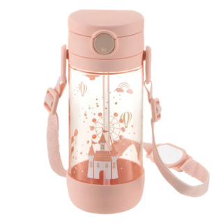 Richell 利其爾 幻夢城堡吸管水杯 450ml 7個月以上適用, 1個