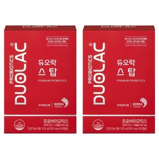 듀오락 스탑 캡슐 유산균, 30정, 2개