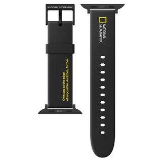 NATIONAL GEOGRAPHIC 國家地理 Smart 手錶錶帶, 黑色, 1條