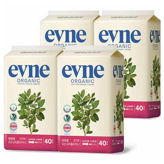 이브네 유순 팬티라이너, 슈퍼롱, 40개입, 4개
