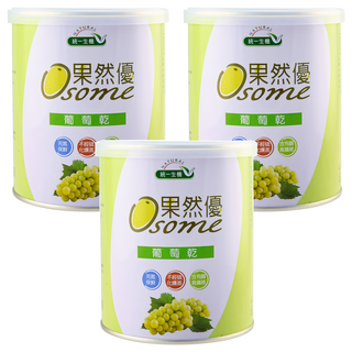 統一生機 Osome 果然優 葡萄乾, 400g, 3罐