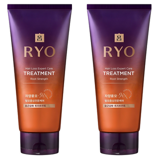 RYO 呂 滋養韌髮瞬護髮膜 清爽型, 330ml, 2條