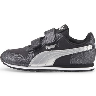 PUMA ESS+ 2 COL BIG LOGO CREW_CABANA RACER GLITZ V PS_運動鞋_灰色