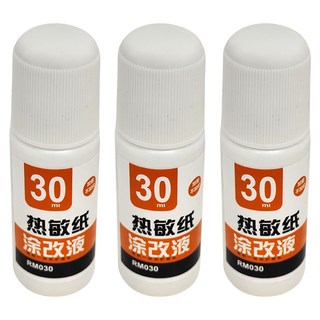 小麥購物 快遞單塗改液 塗抹款 E108, 3瓶, 30ml