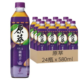 原萃 鐵觀音, 無糖 無香料 雲霧工法, 580ml, 24瓶