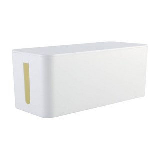 電源線收納盒, 白色, 1個