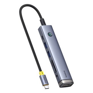 Baseus 倍思 Ultrajoy AIR 7in1 多埠集線器, 混合色
