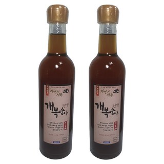 뫼달해 개복숭아원액375ml, 2개, 375ml