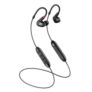 Sennheiser 森海塞爾 PRO Wireless 入耳式藍牙耳機，線長1.3m，重量18g，專業音質，舒適佩戴, IE100, 黑色