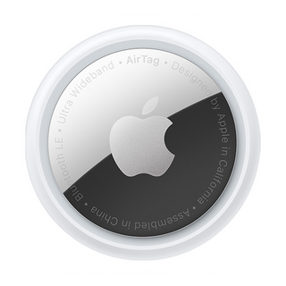 Apple 台灣公司貨 AirTag 原廠保固, A2187, 白色, 1個