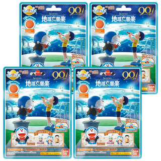 BANDAI 哆啦A夢沐浴球 內附玩具 7歲以上, 75g, 4個