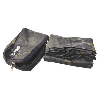 the earth 車邊/車尾專用天幕 耐水壓2000mm, 展開248 x 144cm 收納18 x 14 x 5cm, 黑迷彩