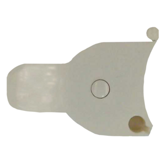 不求人自動回彈測量三圍便攜捲尺-白色, 5.5 x 9cm, 1個