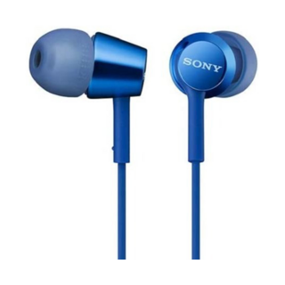 Sony 入耳式耳機 原廠保固, MDR-EX155, 湖水藍