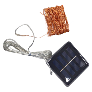 WIDE VIEW 四彩 10米100燈 太陽能裝飾燈串, 戶外防水防曬防雷, 零電費, 自動開關, XLTD-100C, 1組