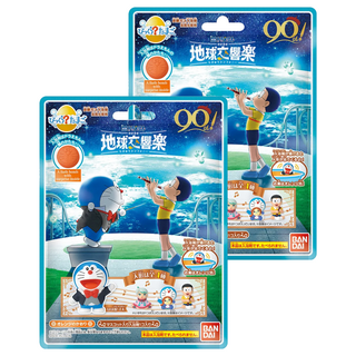 BANDAI 哆啦A夢沐浴球 內附玩具 7歲以上, 75g, 2個