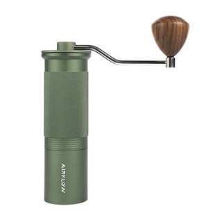 AIRFLOW 極光手搖磨豆機 尺寸 5.5*15.8*20.2cm 粉倉容量 20g, 墨綠色, 1個