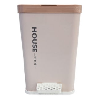 HOUSE 好室喵 軟糖緩降踏式小垃圾桶, 顏色隨機