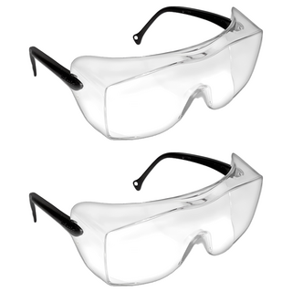 3M 可與眼鏡同時配戴 護目鏡 OX1000, 2個, 透明