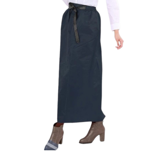 MI MI LEO 台灣製造防潑水防風防曬裙, 深藍色