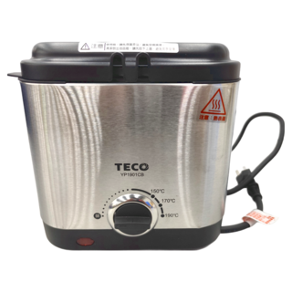 TECO 東元 YP1901CB 不鏽鋼輕巧型溫控油炸鍋