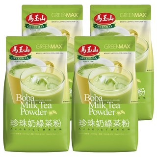 馬玉山 珍珠奶綠茶粉, 700g, 1入, 4包