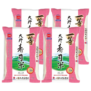 三好米 一等大師壽司米, 一等米, 2.5kg, 4包