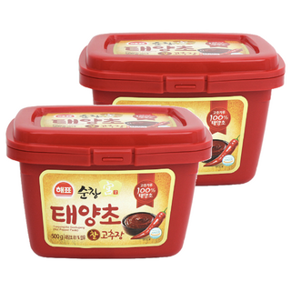Haepyo 韓式太陽草辣椒醬, 500g, 100% 辣椒, 2盒