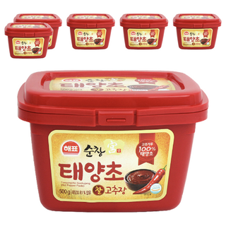 Haepyo 韓式太陽草辣椒醬 500g, 6盒