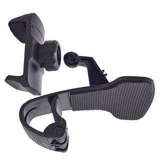 停車牌夾式車用支架, ABS+PC材質, 黑色