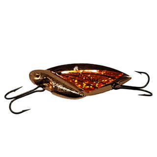 Reef Runner Cicada 金屬顫泳 蟬顫泳 3/4oz VIB 路亞, 銅色 + 橘色, 3.5g, 1個