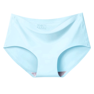 冰絲無痕內褲 Set 5 透氣面料, M, 藍色