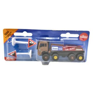 SIKU 工程卡車與標誌 Set 金屬與塑料零件, 咖色, 1盒, 19.5 × 7.5 × 4 cm