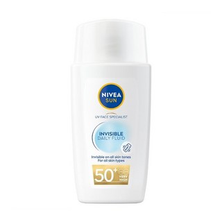 NIVEA 妮維雅 SUN 全護專業抗UV防曬露 隱形輕水感 SPF50+, 1瓶, 40ml
