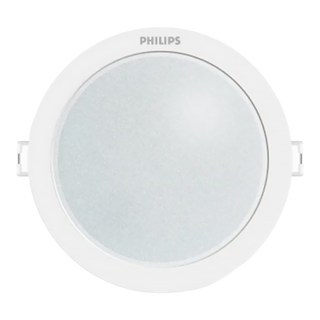 PHILIPS 飛利浦 LED嵌燈 DN028 10.5W 3000K 開孔直徑125mm 燈具直徑140 x 35mm 暖白色, 1盒