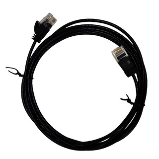 POLYWELL 寶利威爾 CAT6 極細高速網路線 PW15-W58-U020, 2m, 黑色, 1條