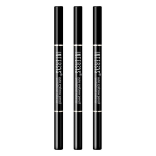 INTERSYS 雙頭旋轉眉筆 持久 自然, 06 深灰色, 3支